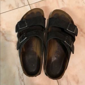Black leather Oiled Birkenstock size 36 softbed
